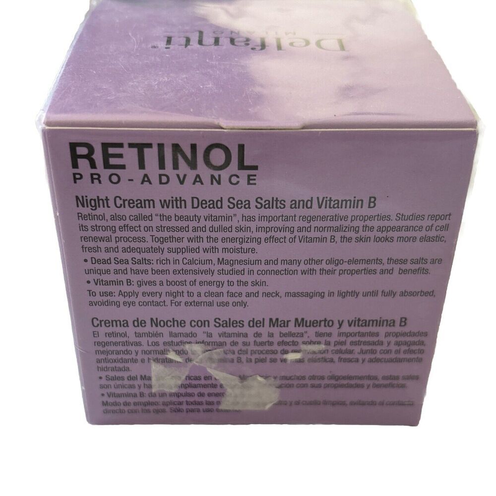 Delfanti Retinol Pro Advance Day Cream W/ Dead Sea Salt - 1.7 oz - Picture 3 of 6